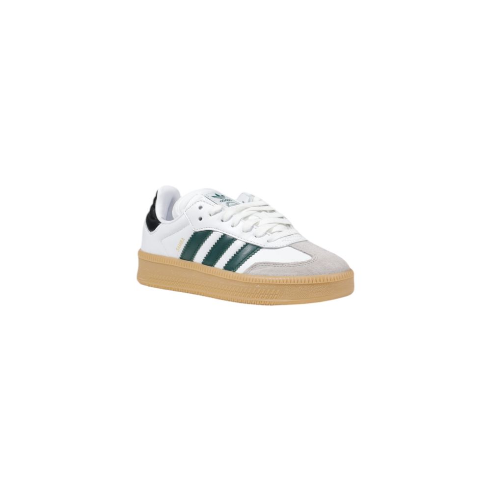 Λευκό δερμάτινο αθλητικό παπούτσια Adidas