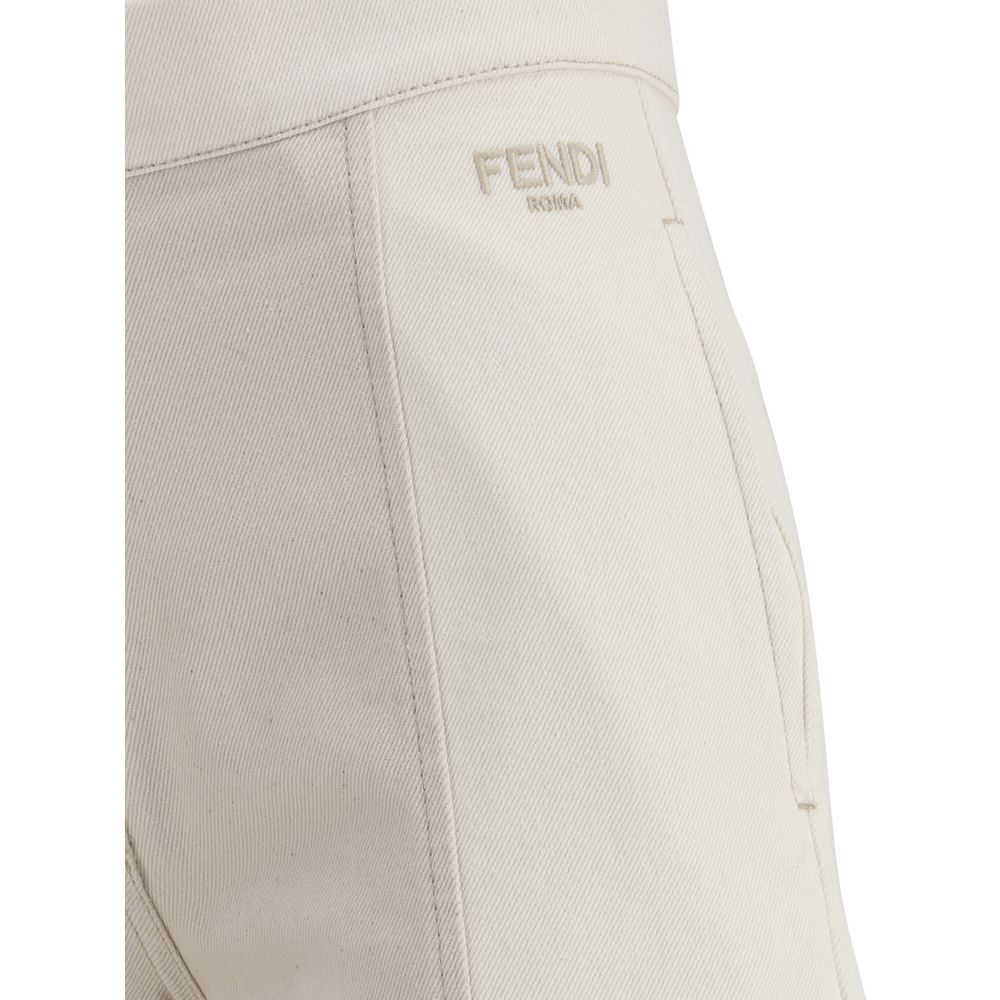 Βαμβακερό παντελόνι Fendi