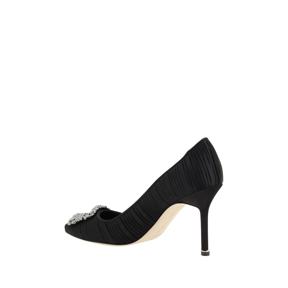 Γόβες Manolo Blahnik Satin Hangisi