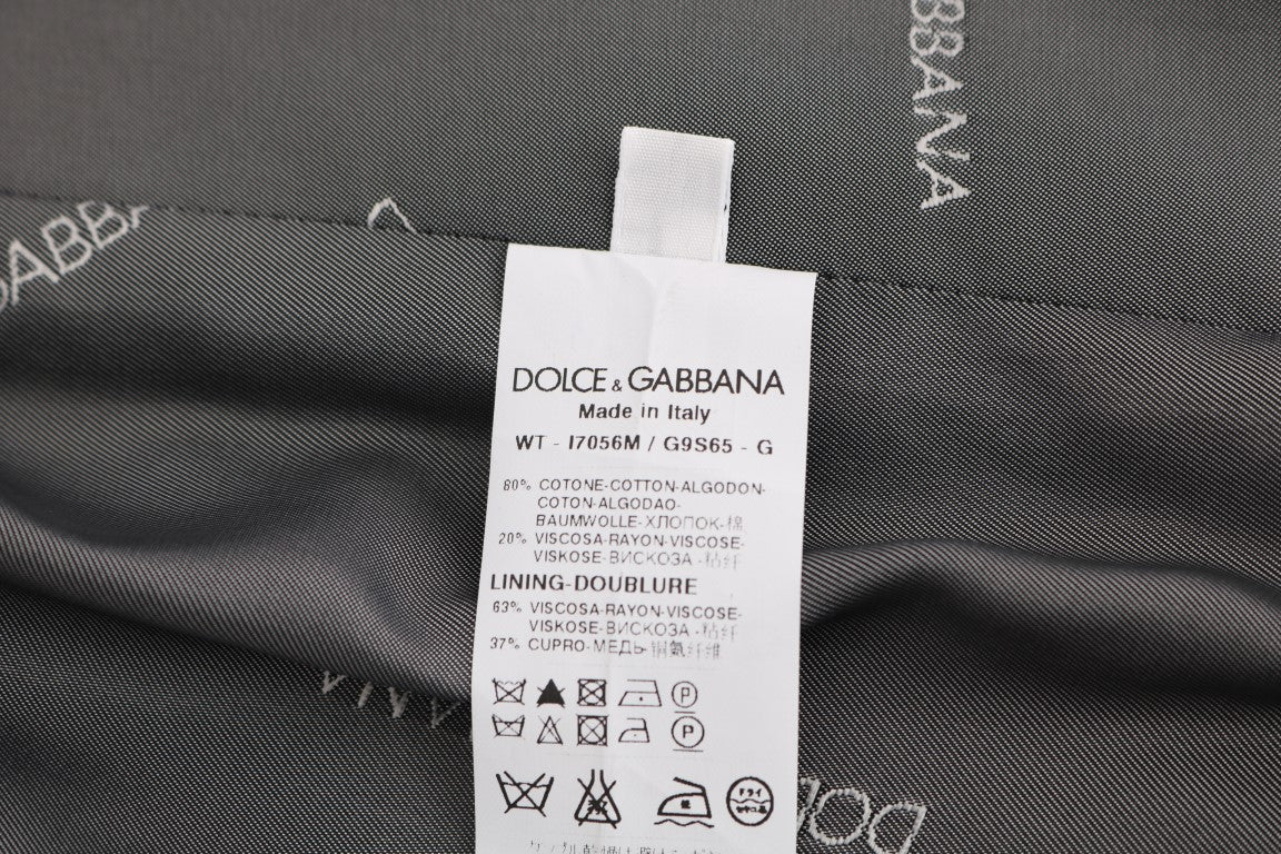 Κομψό γκρι γιλέκο Dolce & Gabbana