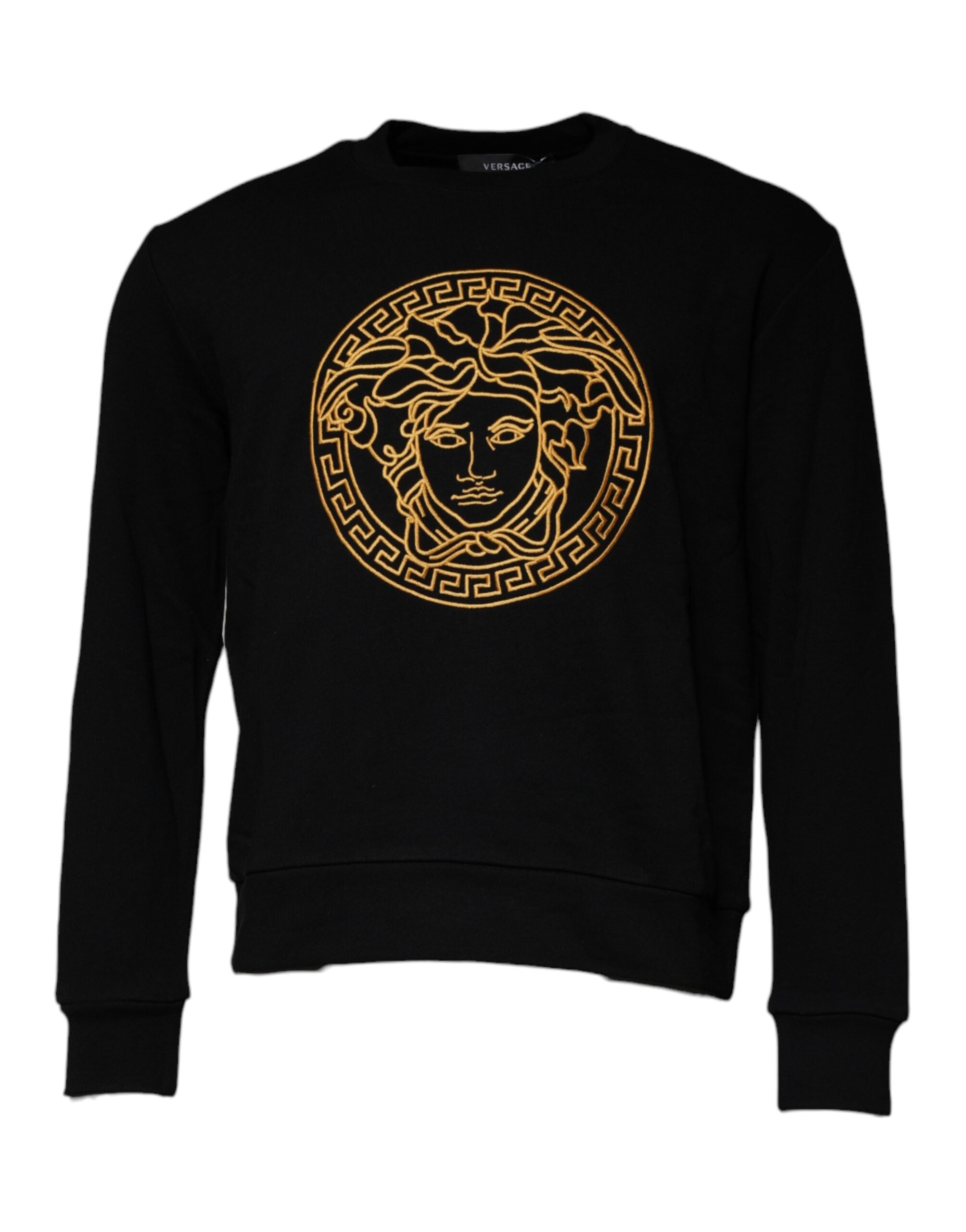 Πουλόβερ πουλόβερ με λαιμόκοψη Versace Black Medusa Embroidery