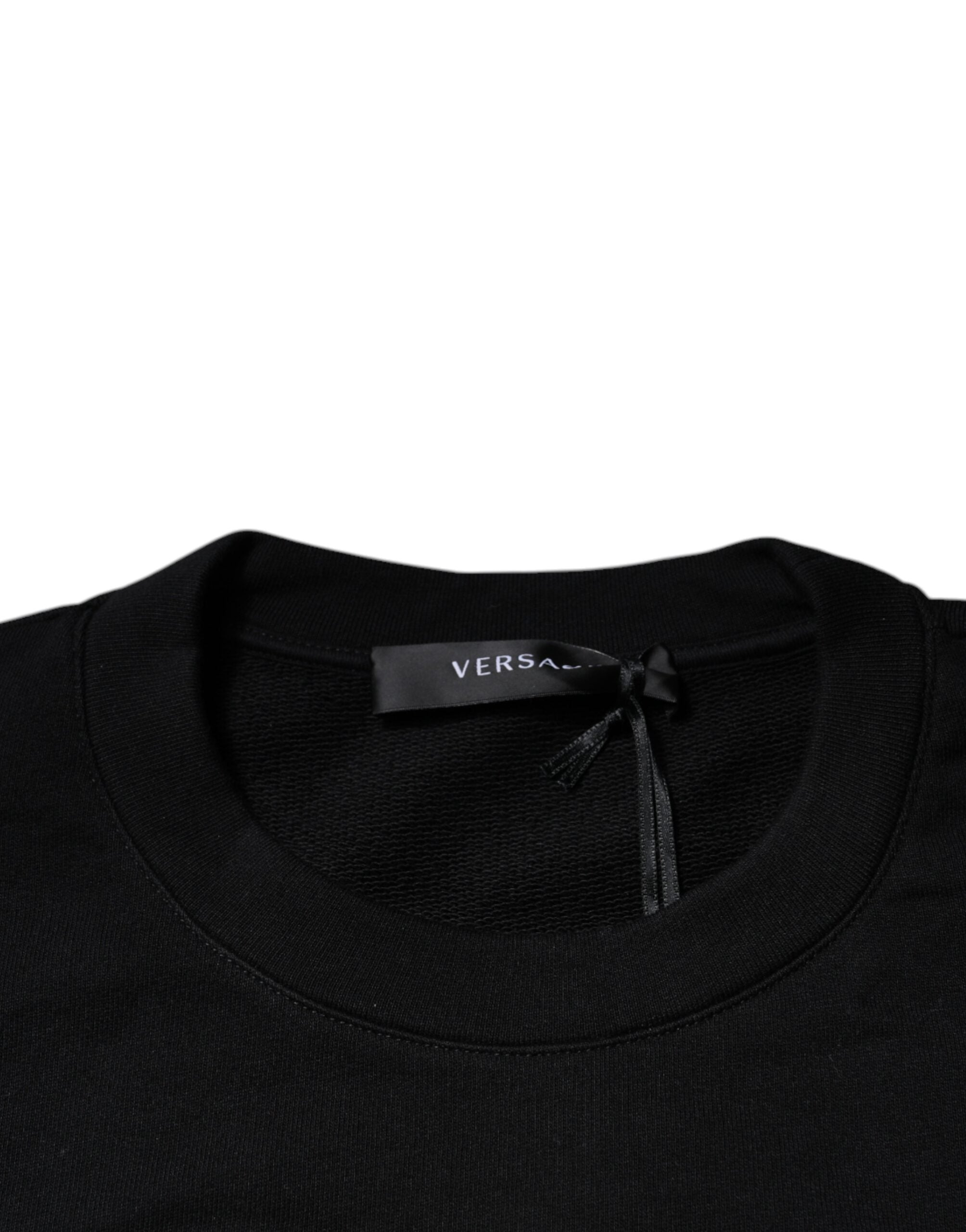 Πουλόβερ πουλόβερ με λαιμόκοψη Versace Black Medusa Embroidery