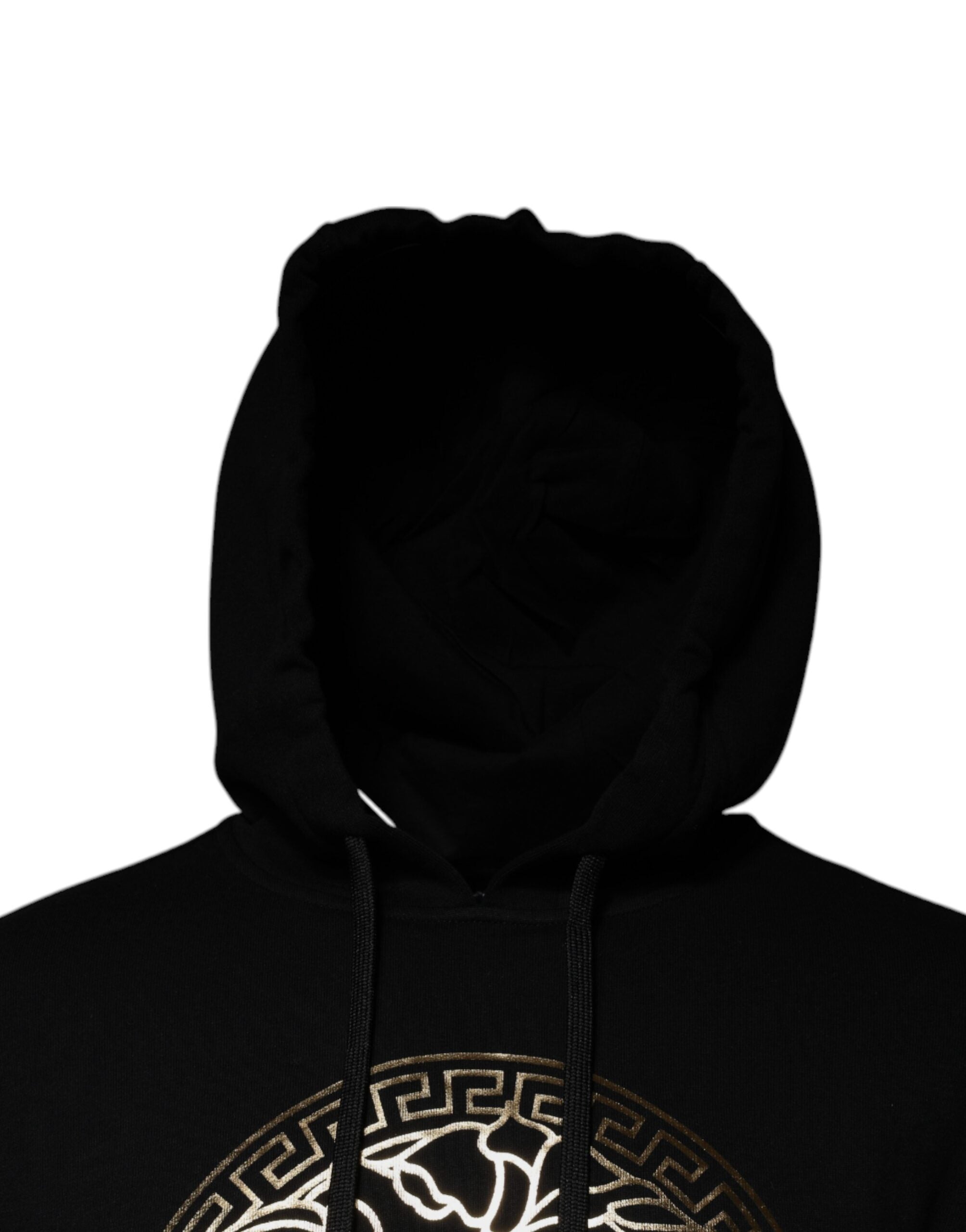 Πουλόβερ φούτερ Versace Black Medusa Cotton Hoodie πουλόβερ