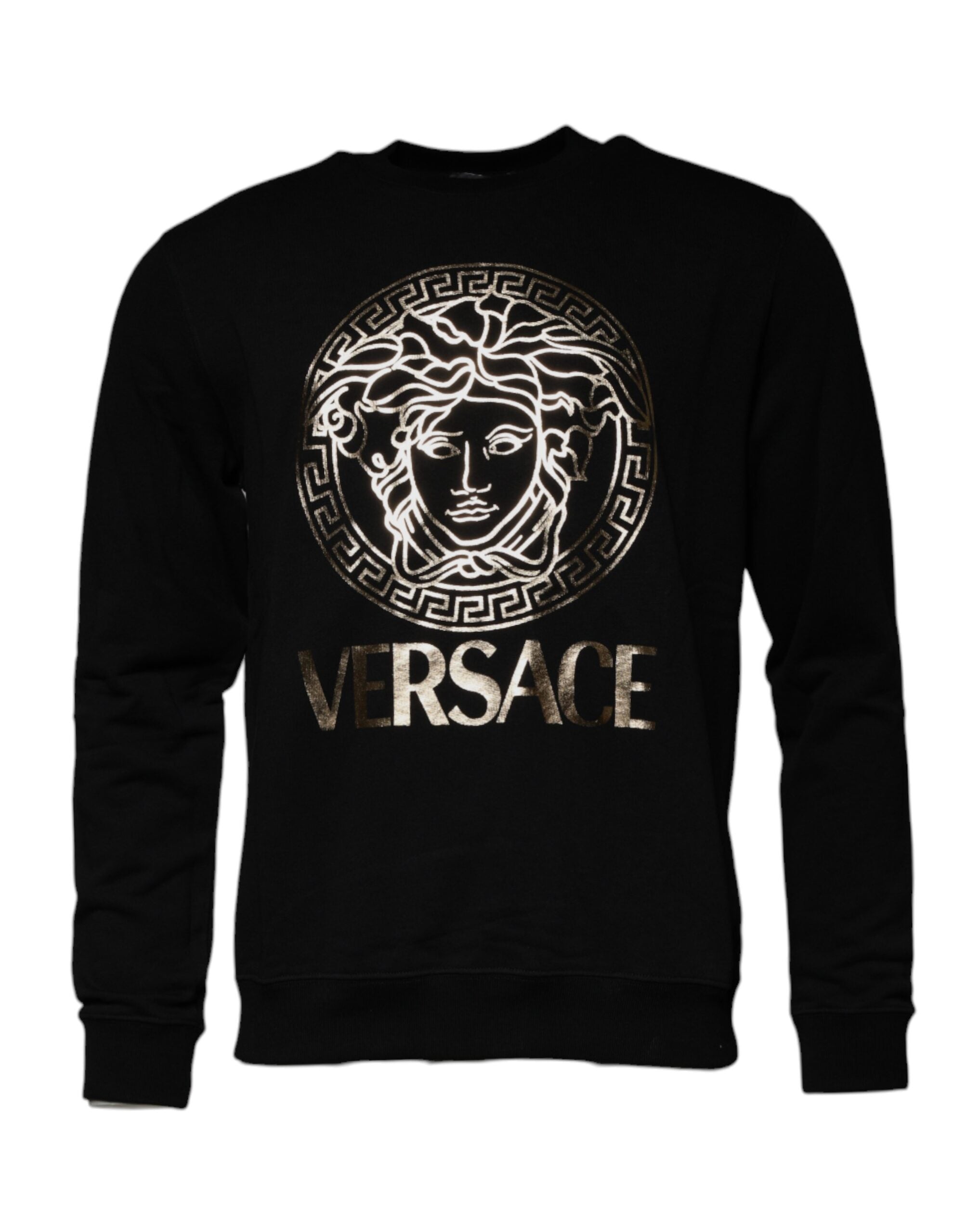 Ανδρικό φούτερ με λαιμόκοψη Versace Black Medusa Fleece