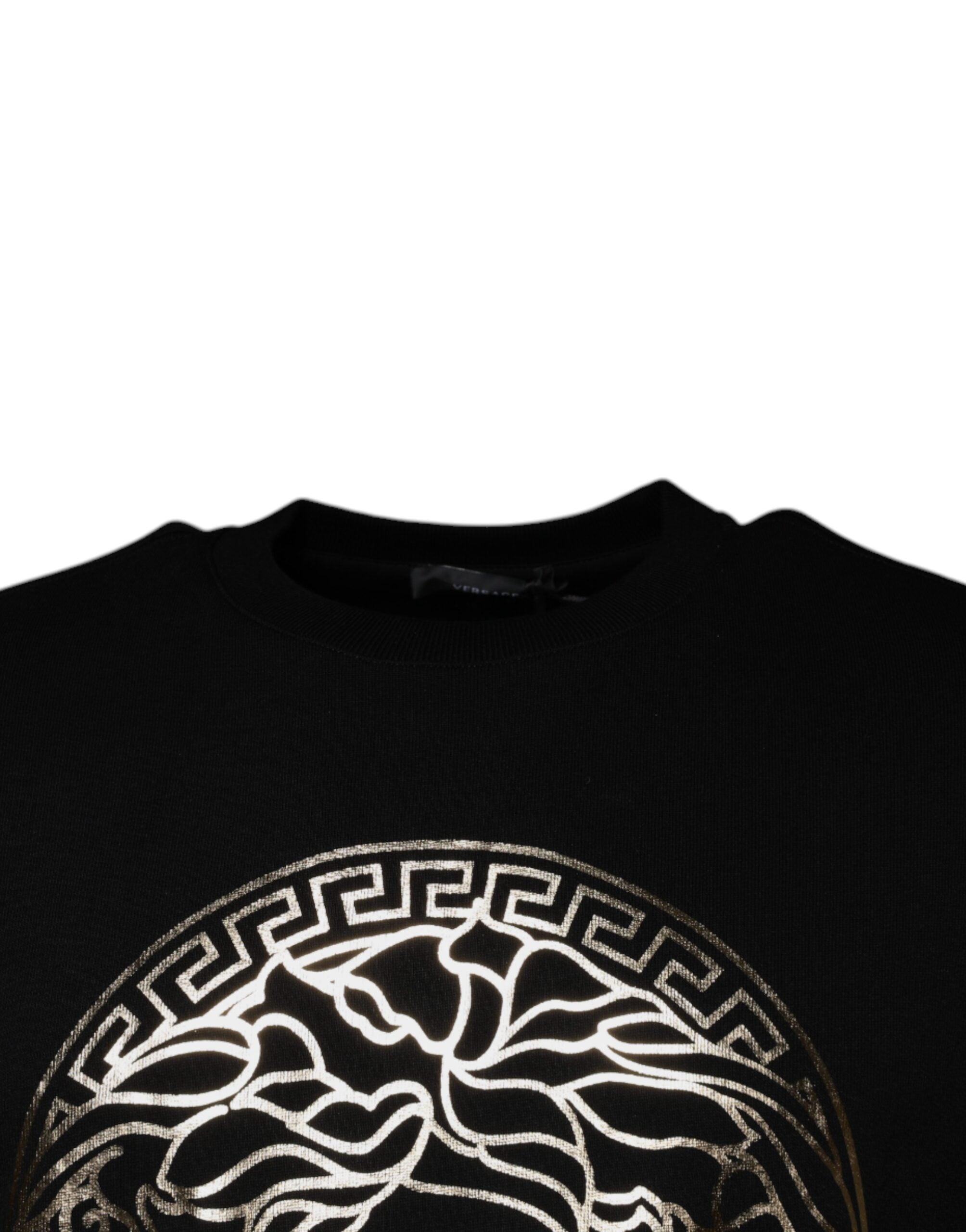 Ανδρικό φούτερ με λαιμόκοψη Versace Black Medusa Fleece