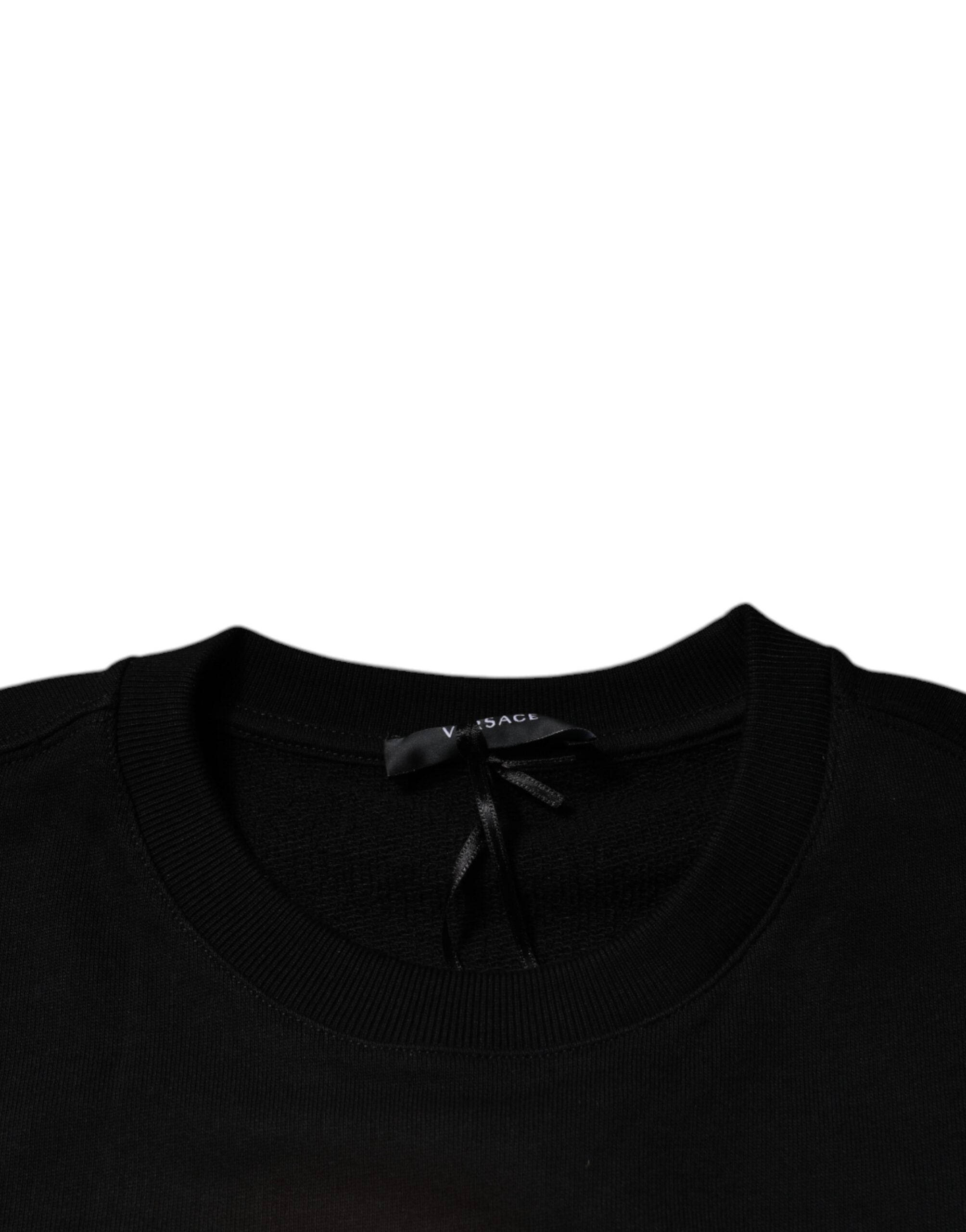 Ανδρικό φούτερ με λαιμόκοψη Versace Black Medusa Fleece
