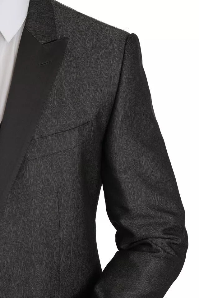 Dolce & Gabbana Grey MARTINI 2 Piece Vest Coat Blazer