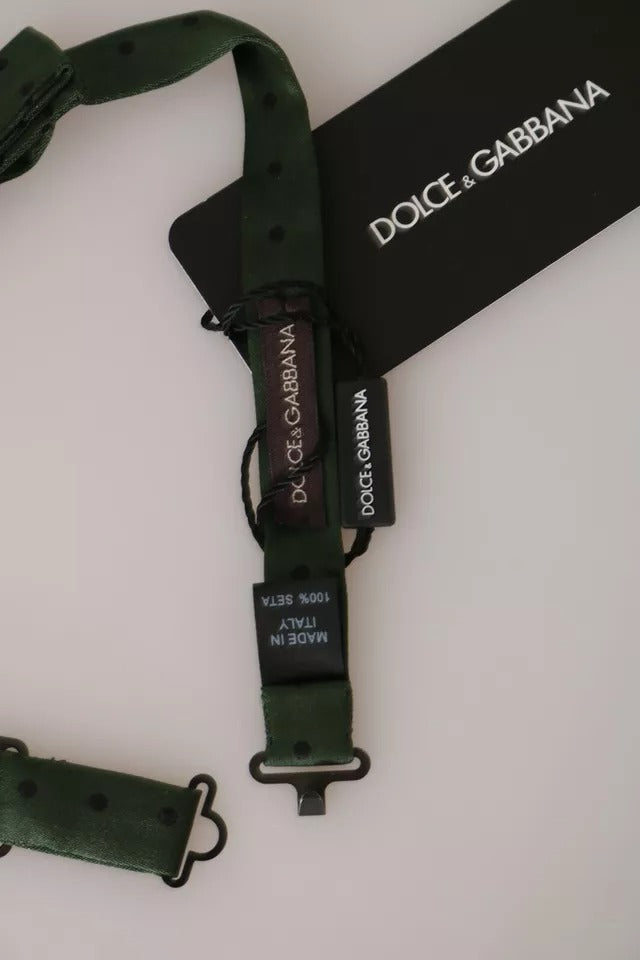 Ανδρική γραβάτα Dolce & Gabbana Πράσινη Μεταξωτή Πουτιέτα Παπιγιόν