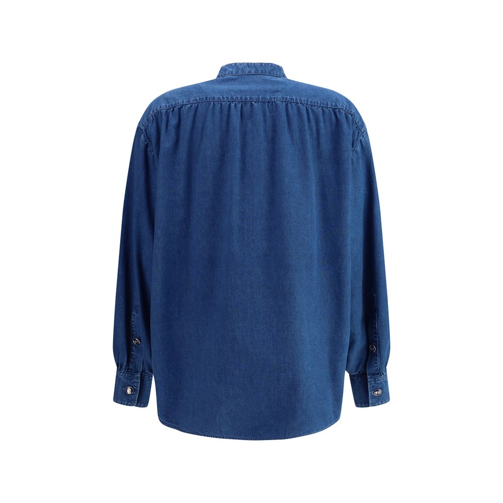 Τζιν πουκάμισα Valentino Ruffle