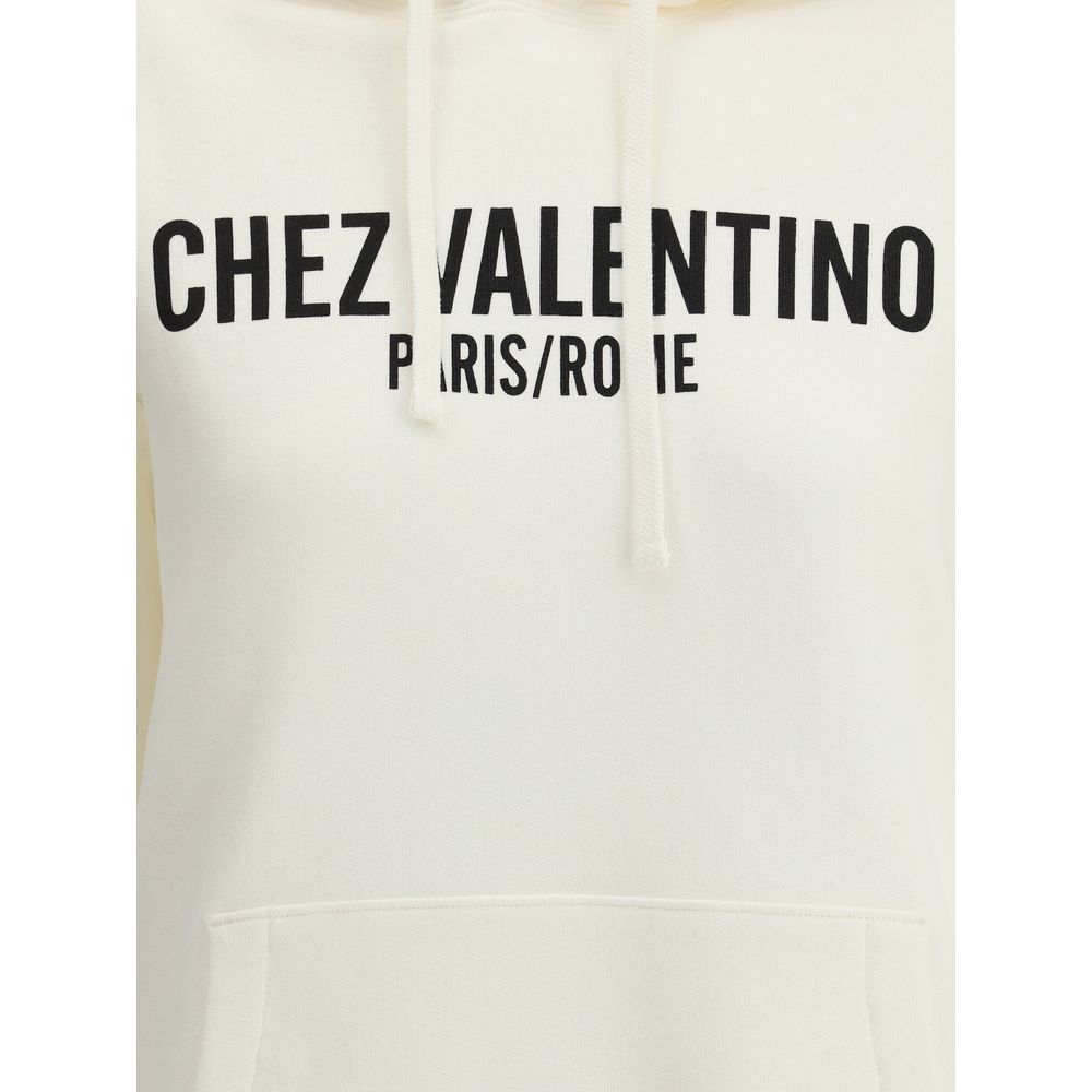 Βαμβακερή κουκούλα με λογότυπο Valentino
