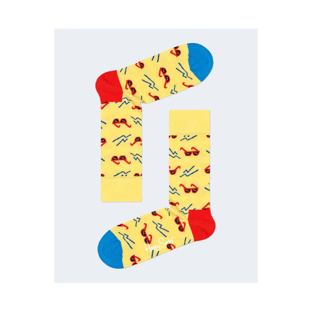 Happy Socks Κίτρινη βαμβακερή κάλτσα