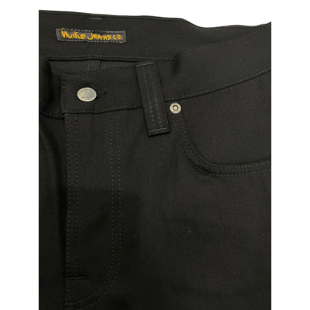 Nudie Jeans Μαύρο Βαμβακερό Ανδρικό Τζιν
