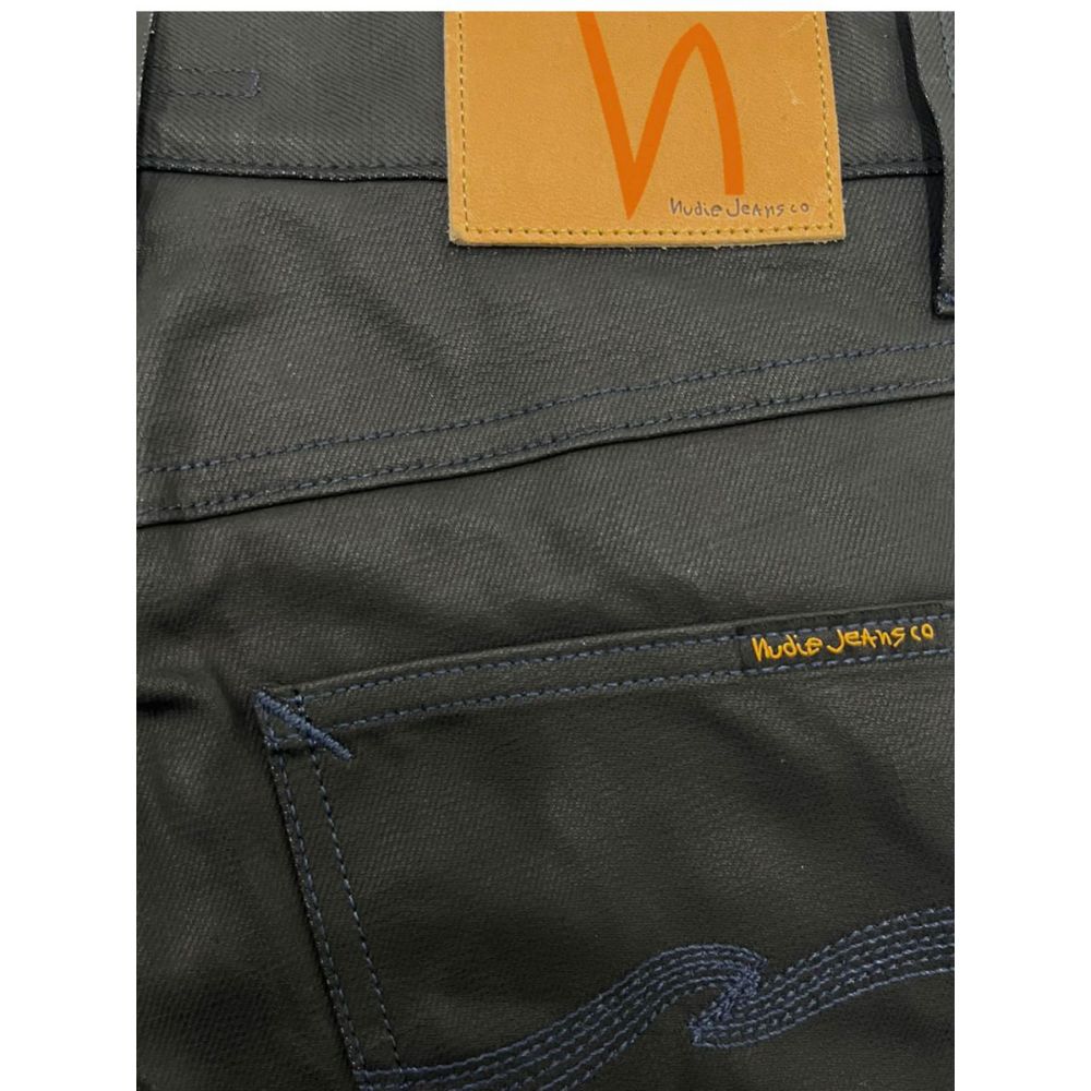 Ανδρικό τζιν Nudie Jeans Μαύρο βαμβακερό
