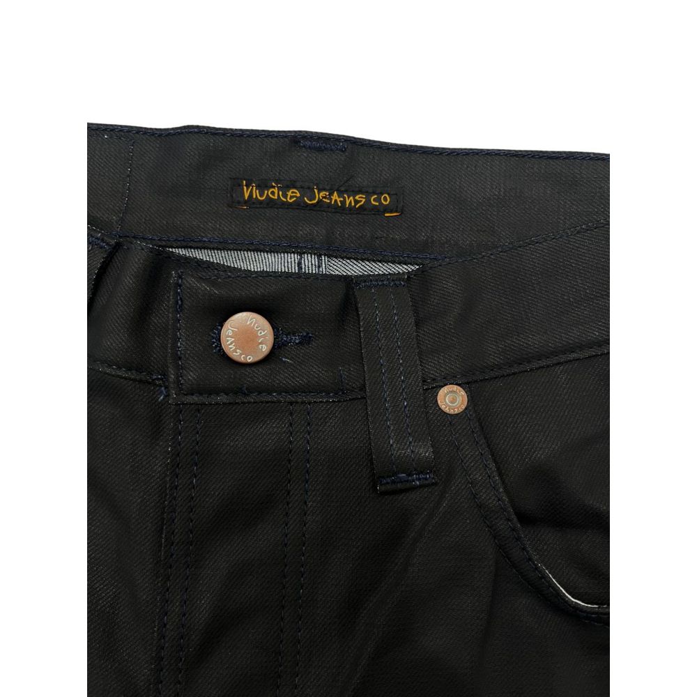 Ανδρικό τζιν Nudie Jeans Μαύρο βαμβακερό