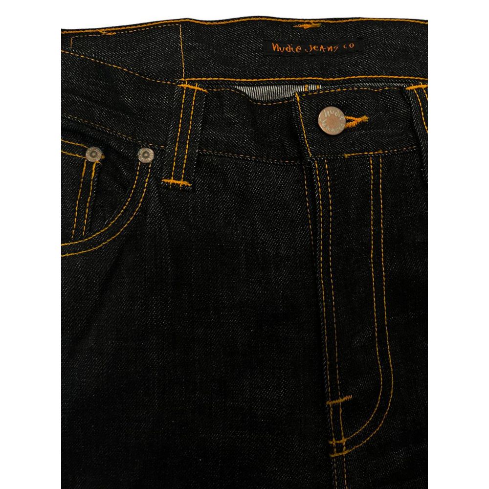 Nudie Jeans Μαύρο Βαμβακερό Ανδρικό Τζιν