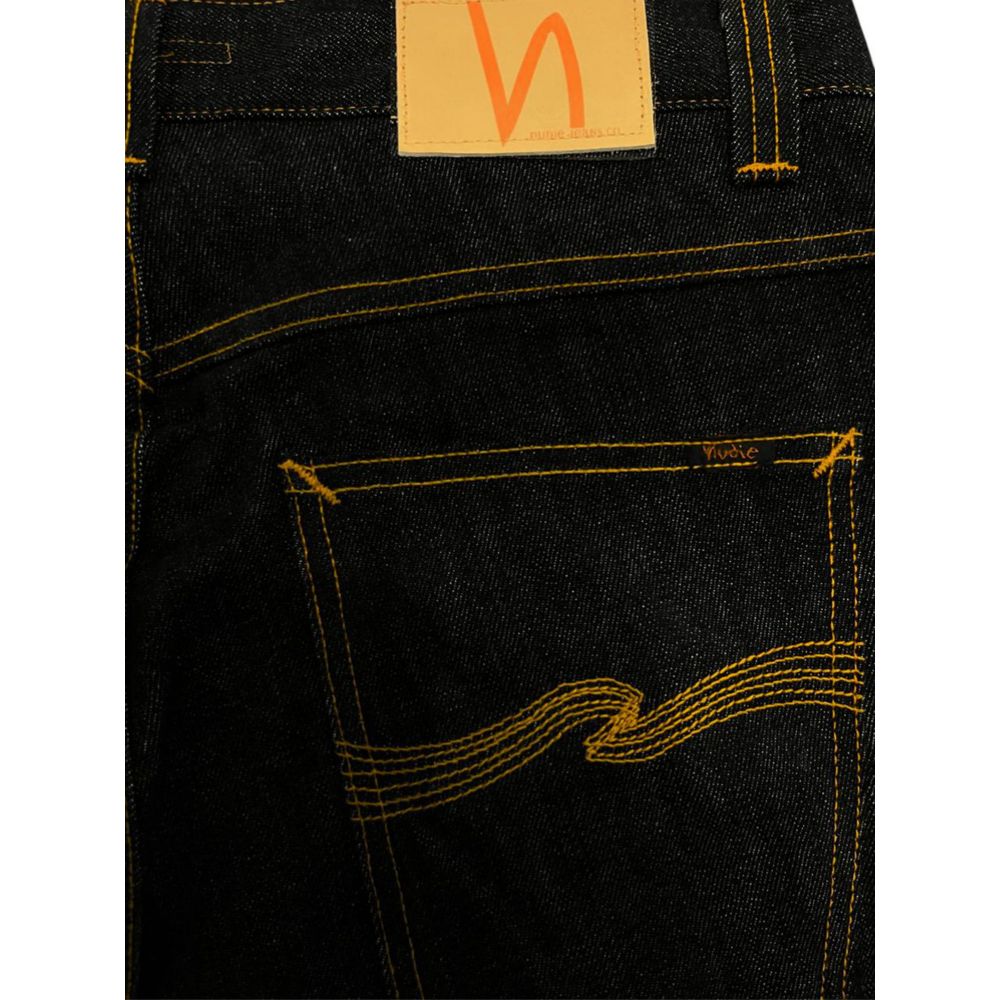 Nudie Jeans Μαύρο Βαμβακερό Ανδρικό Τζιν