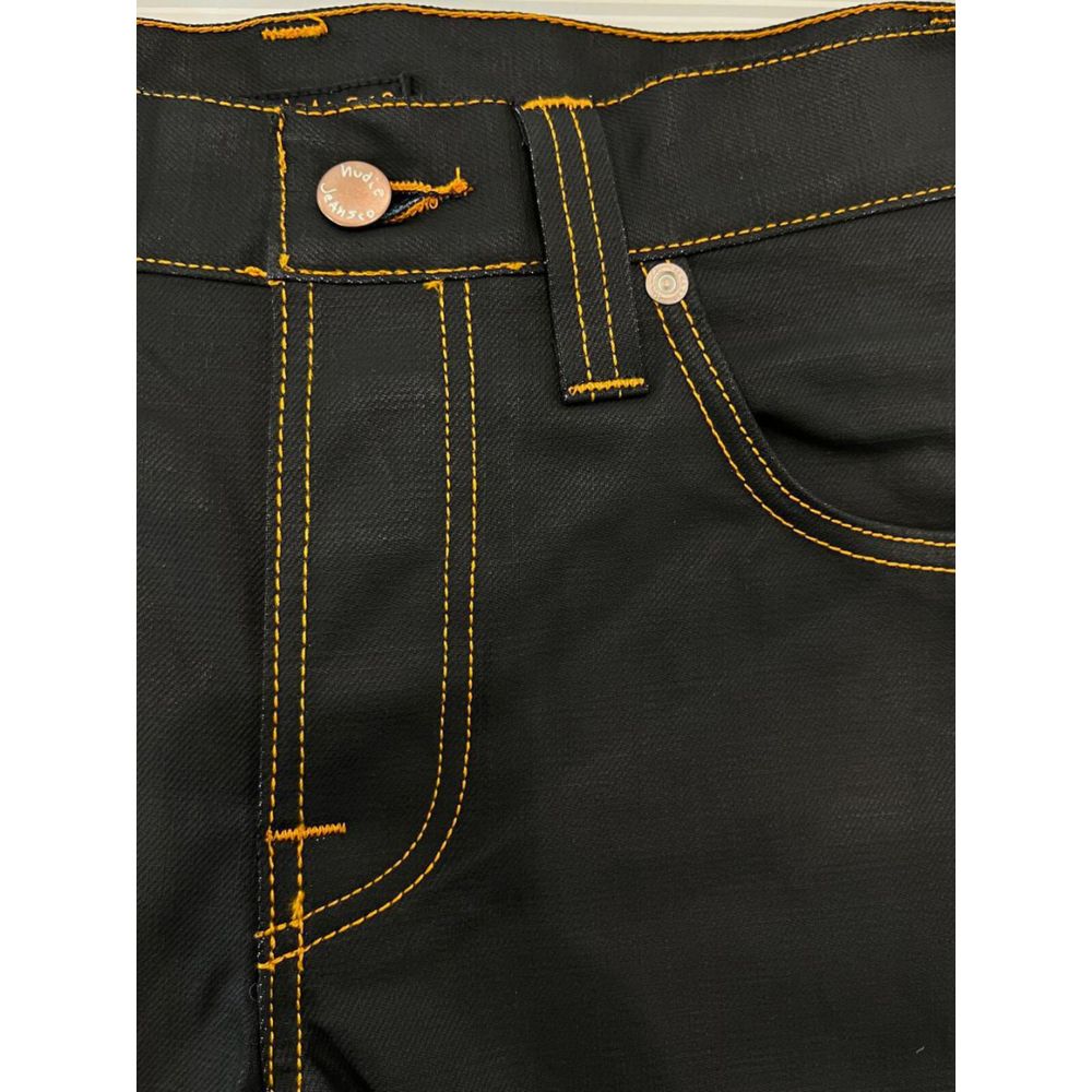 Ανδρικό τζιν Nudie Jeans Μαύρο βαμβακερό