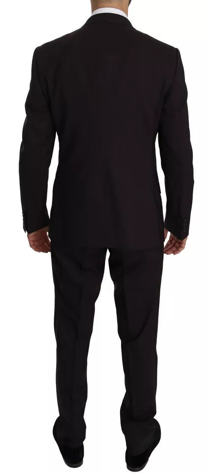 Στολή MARTINI 2 τεμαχίων Dolce & Gabbana Purple Wool Stretch