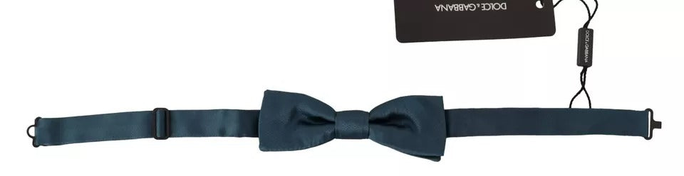 Ανδρικό παπιγιόν με ρυθμιζόμενο λαιμό Dolce & Gabbana Blue 100% Silk