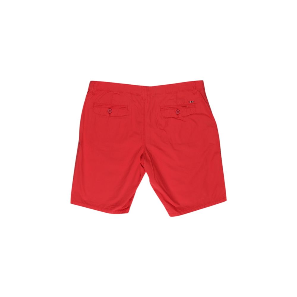 Napapijri Red Cotton Short