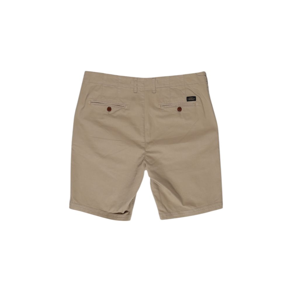 Βαμβακερό σορτς Superdry Beige
