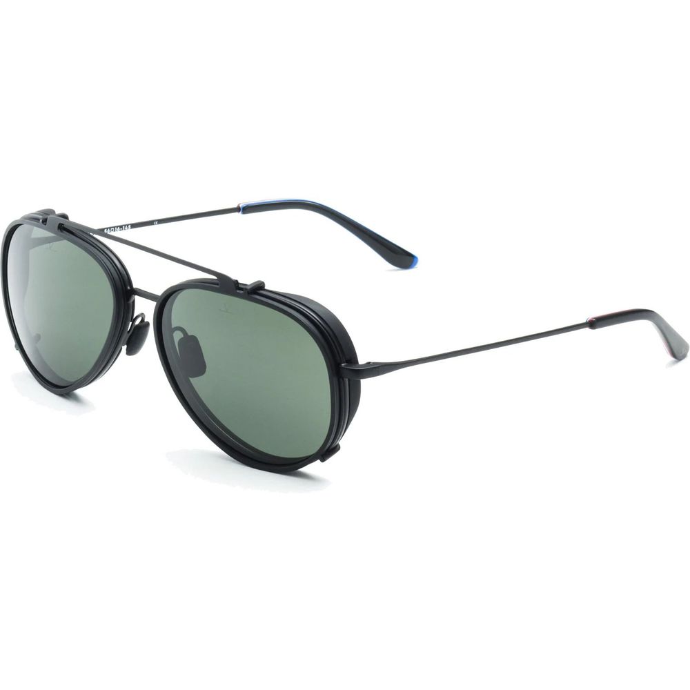 Vuarnet Black Stainless Steel Glasses (Frames)