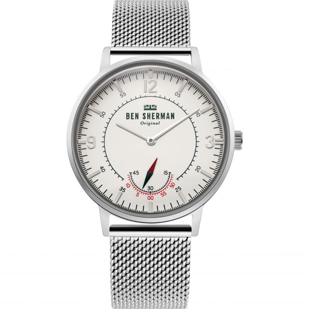 Ασημένιο ρολόι από χάλυβα Ben Sherman