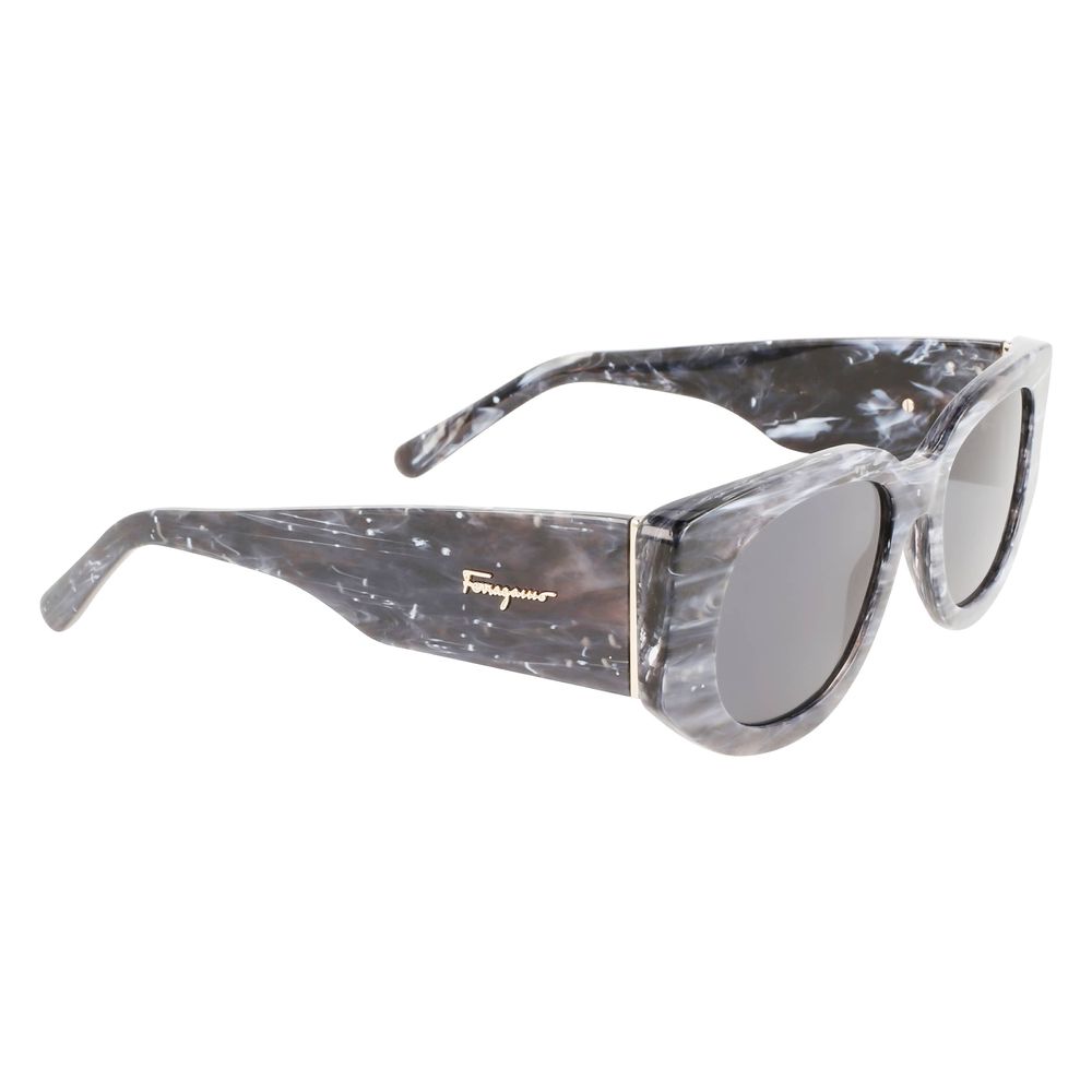 Ferragamo Gray Haircalf Sunglasses