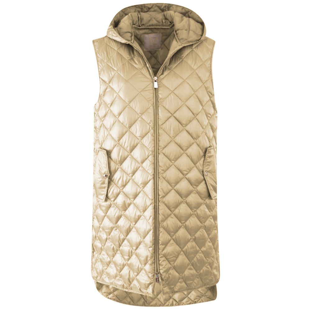 Ναι Zee Beige Nylon Γιλέκο
