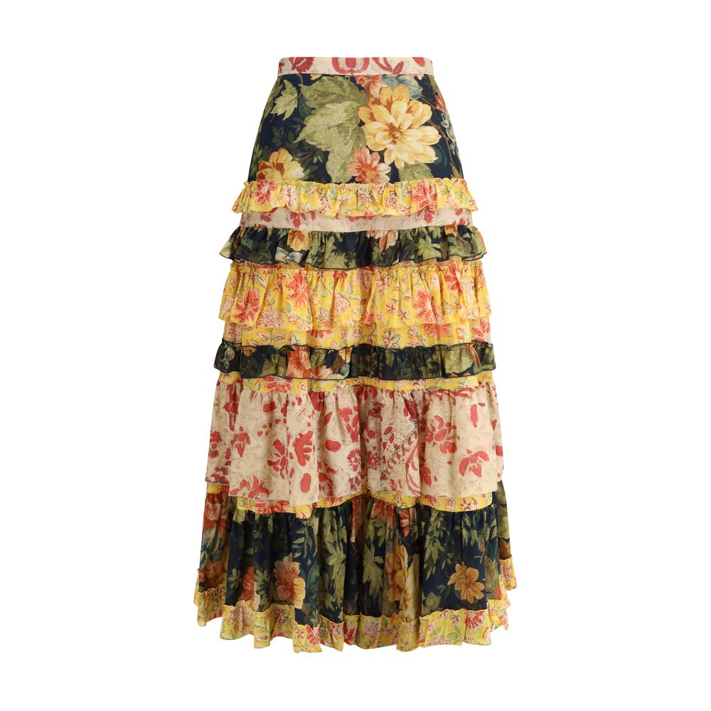 Φούστα Valentino μακριά flounce