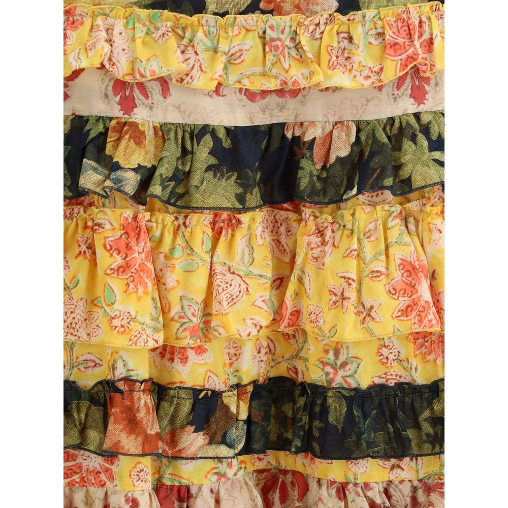 Φούστα Valentino μακριά flounce
