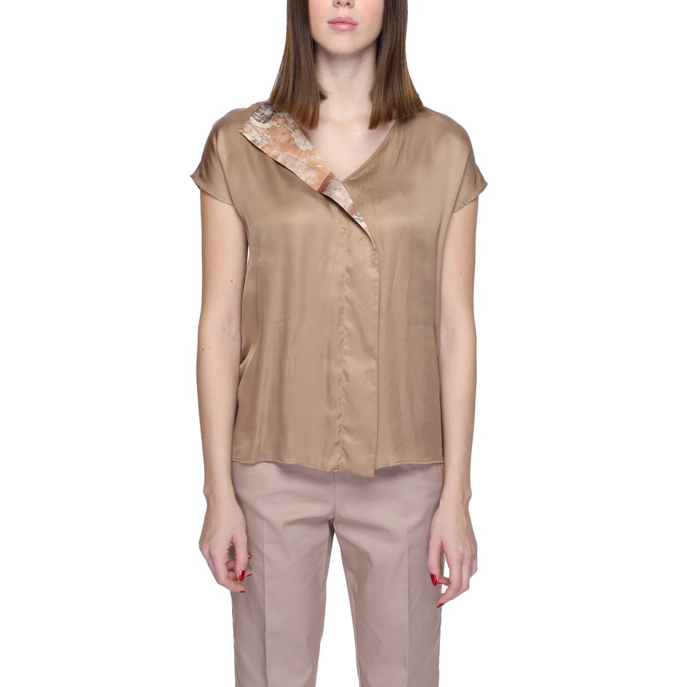 Πουκάμισο Alviero Martini Prima Classe Beige Viscose