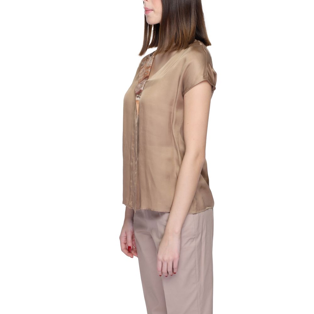 Πουκάμισο Alviero Martini Prima Classe Beige Viscose