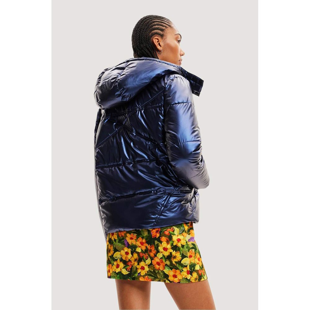 Μπουφάν & Παλτό Desigual Blue Polyamide