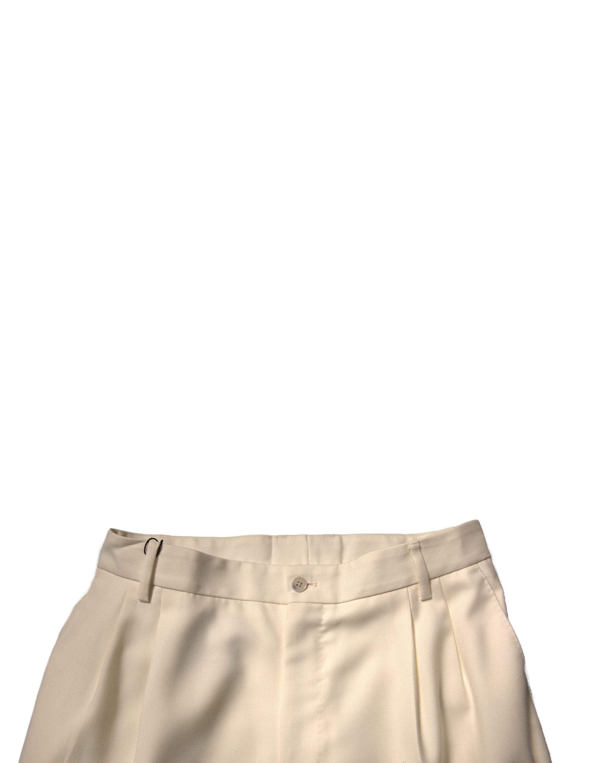 Dolce & Gabbana Off White ίσιο παντελόνι