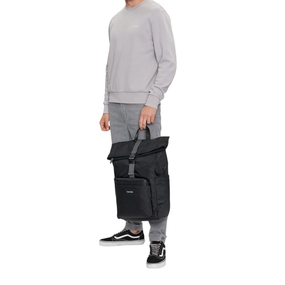 Calvin Klein Μαύρο σακίδιο πλάτης από ανακυκλωμένο πολυεστέρα