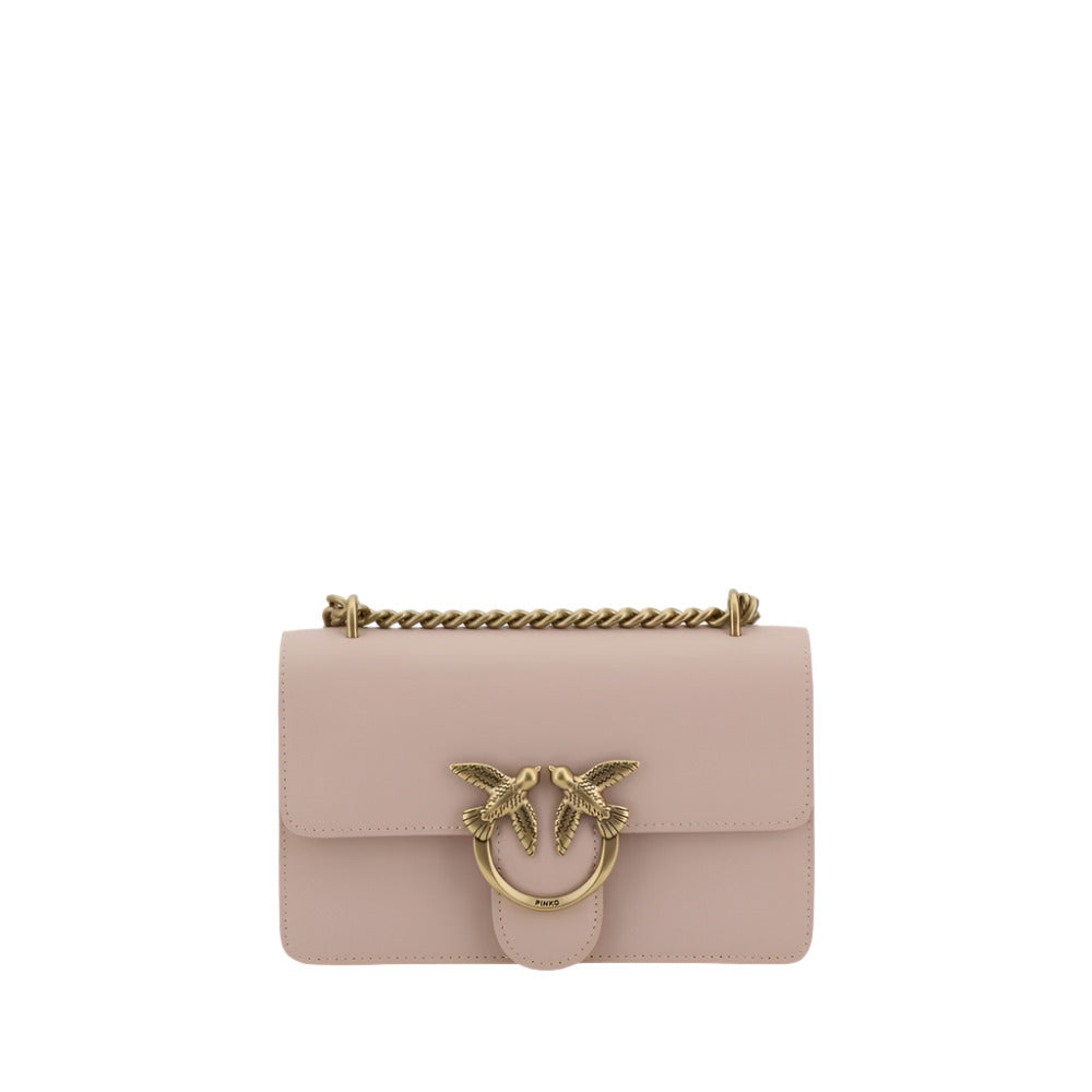PINKO Multicolor Calf Leather Bos Taurus Shoulder Bag