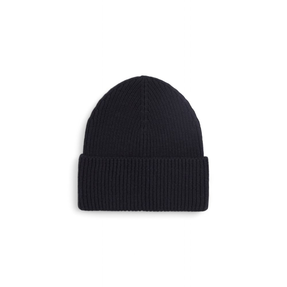 Calvin Klein Black Wool Cap (Baseball Hat)