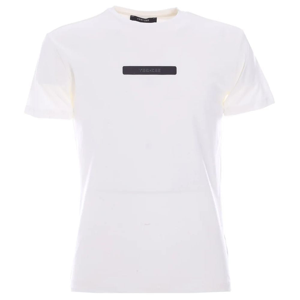 Ναι Zee White Cotton T-Shirt