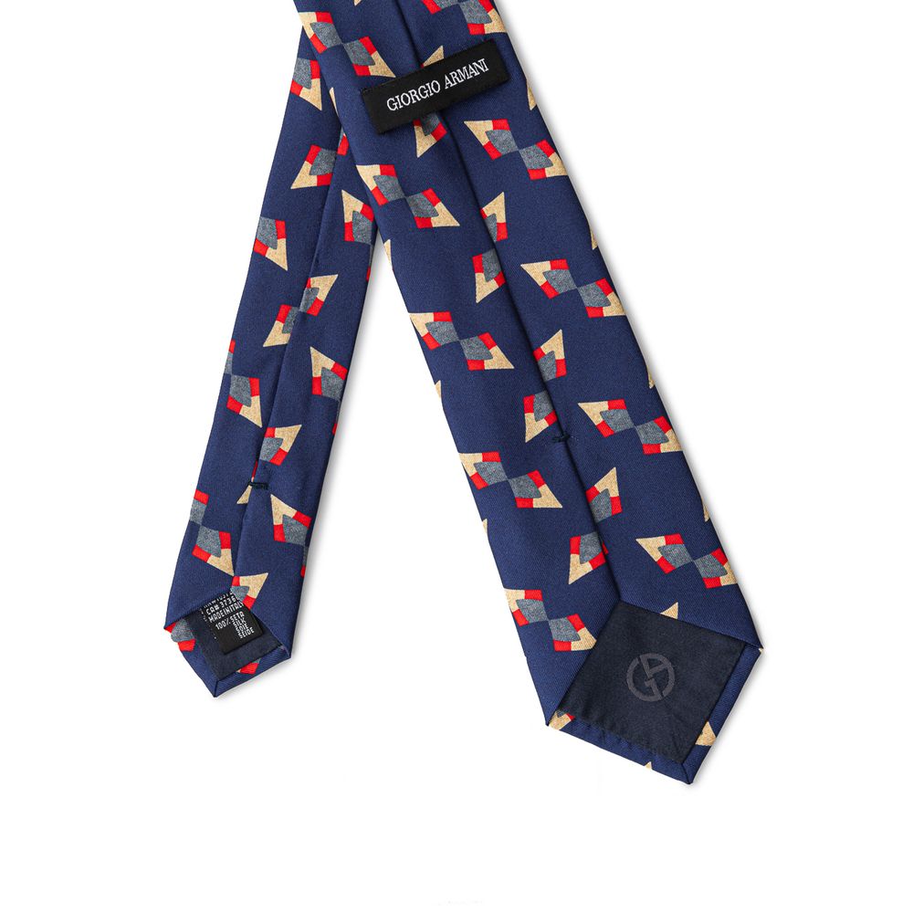 Giorgio Armani Blue Silk Ty