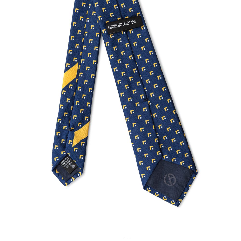 Giorgio Armani Blue Silk Ty