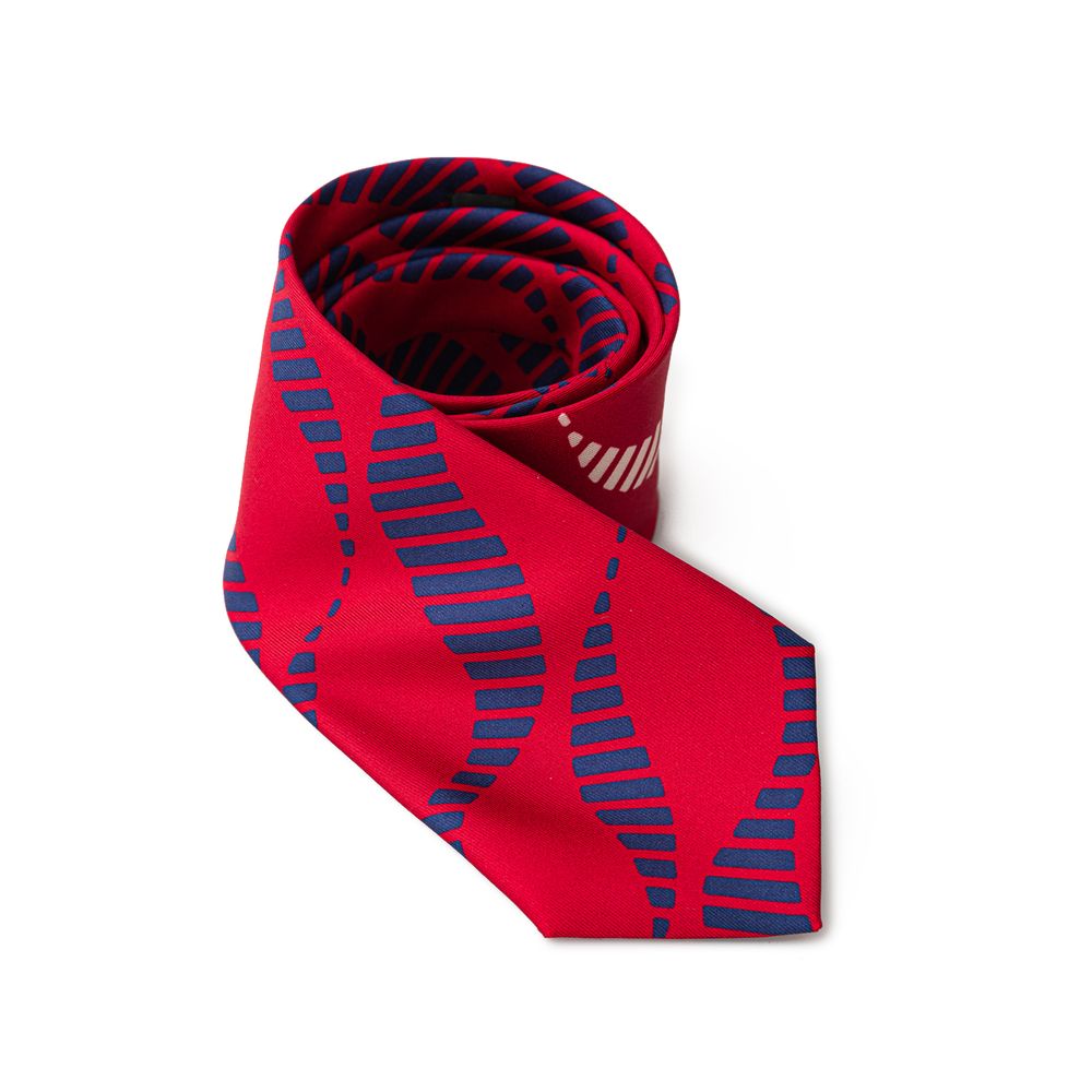 Giorgio Armani Red Silk Ty