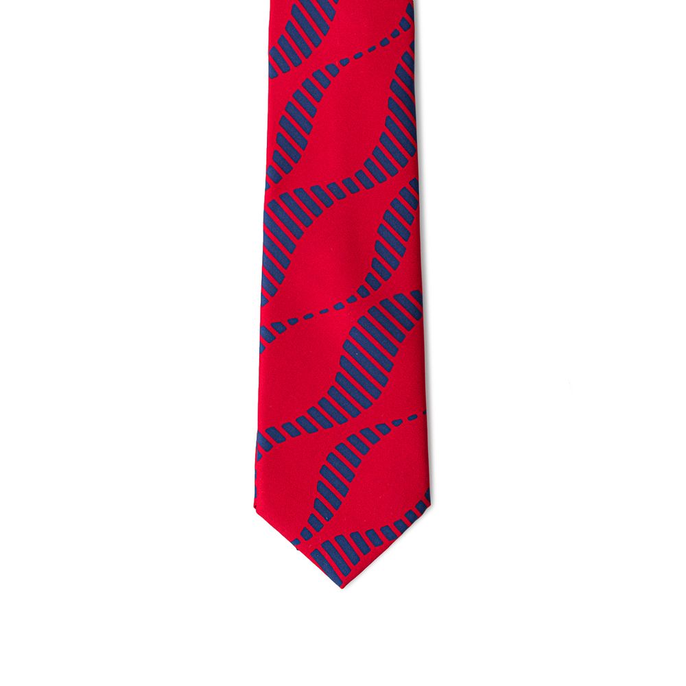 Giorgio Armani Red Silk Ty