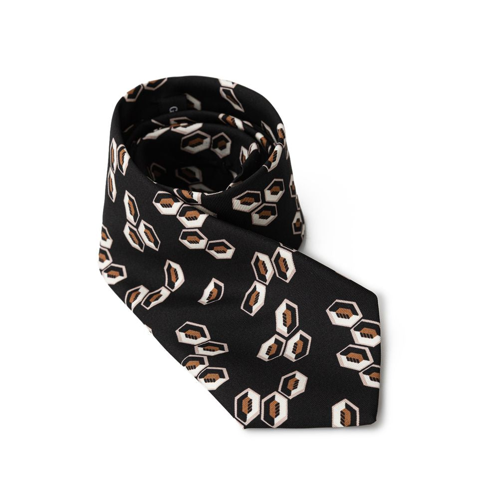 Giorgio Armani Black Silk Ty