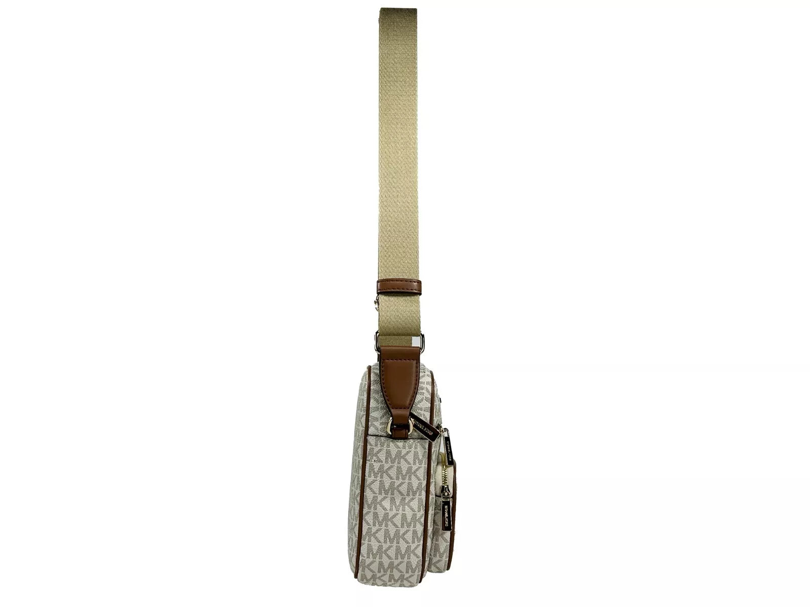 Michael Kors North South Medium Crossbody Τσάντα Vanilla