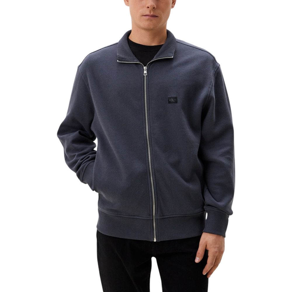 Calvin Klein Jeans Grey Cotton Rigenerato Cardigan