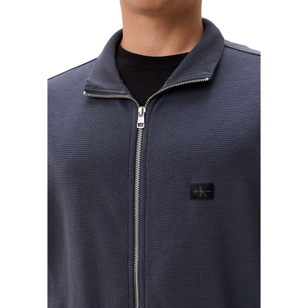Calvin Klein Jeans Grey Cotton Rigenerato Cardigan