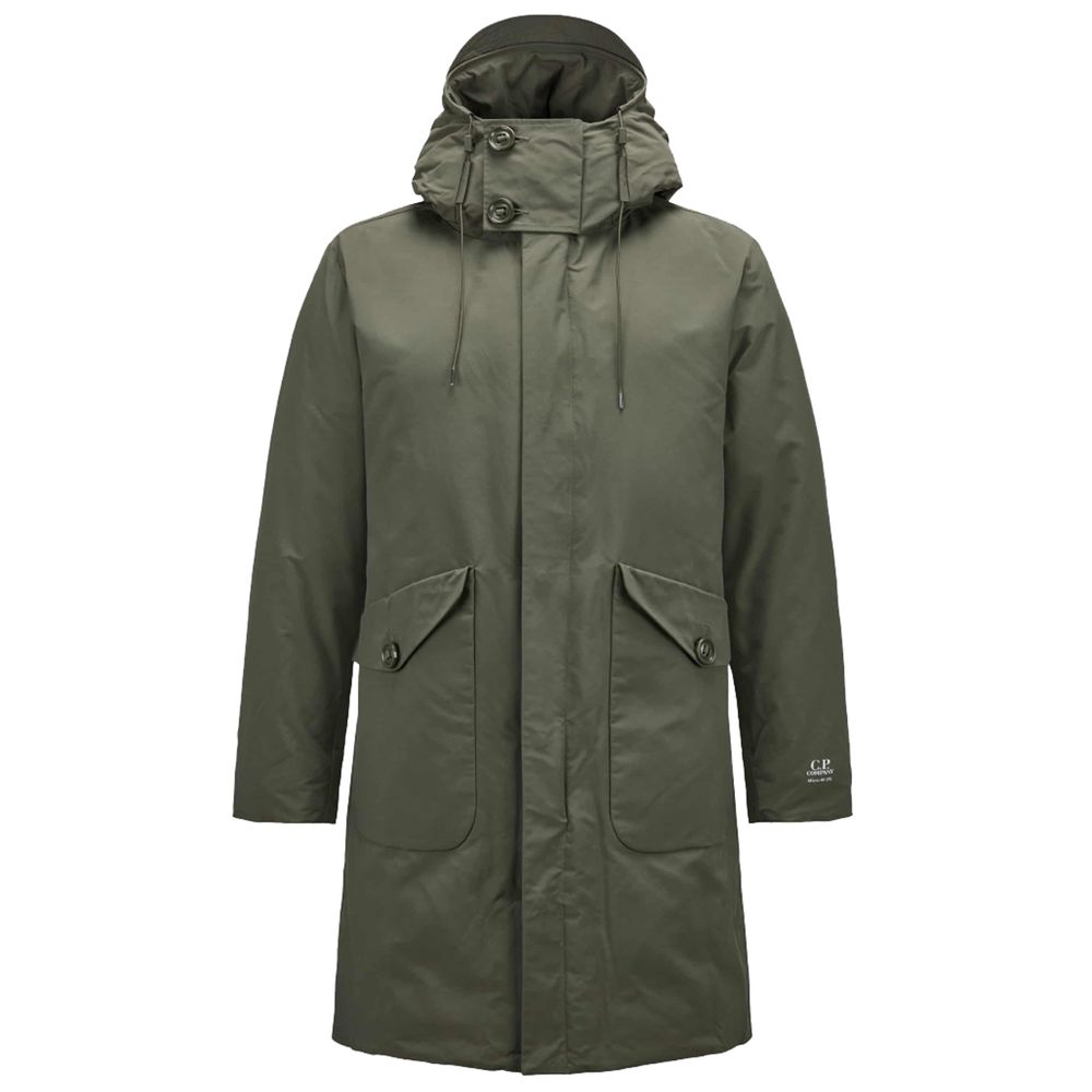 CP Company Πράσινο μπουφάν από πολυεστέρα