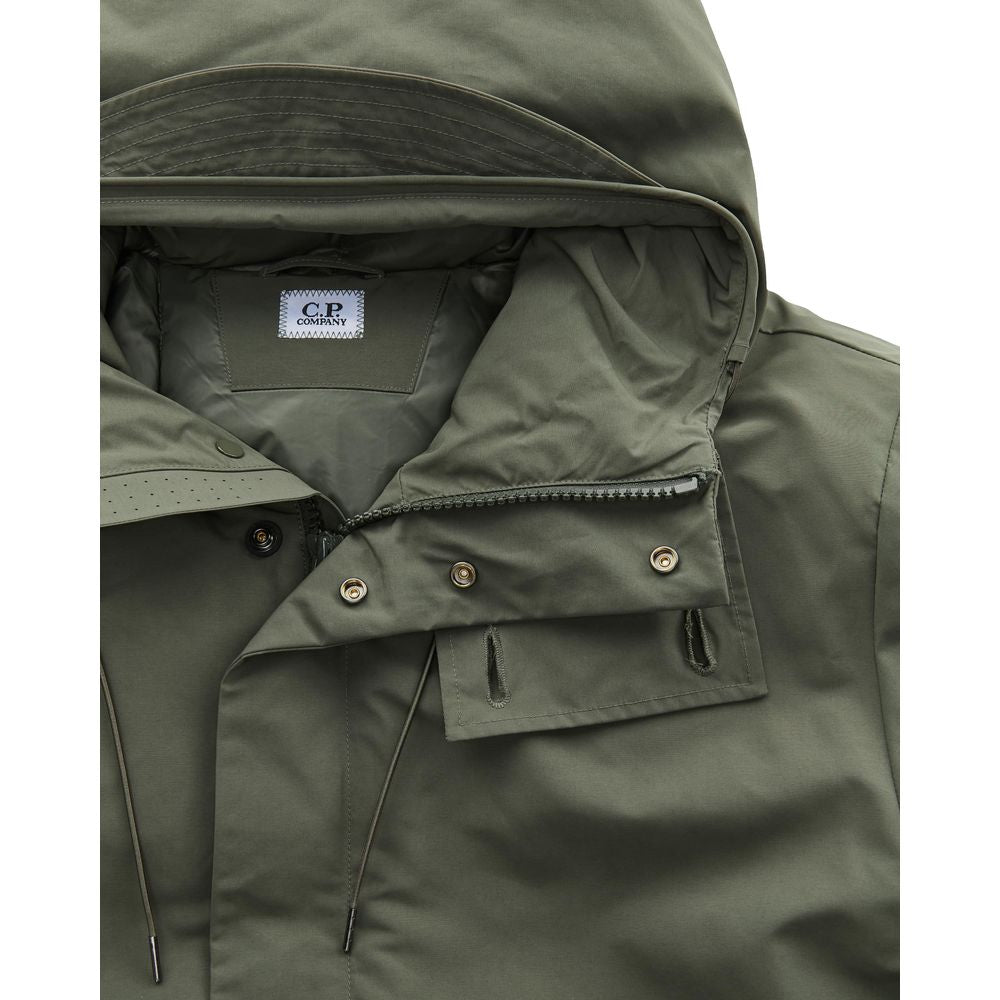 CP Company Πράσινο μπουφάν από πολυεστέρα