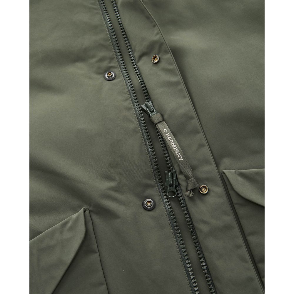 CP Company Πράσινο μπουφάν από πολυεστέρα